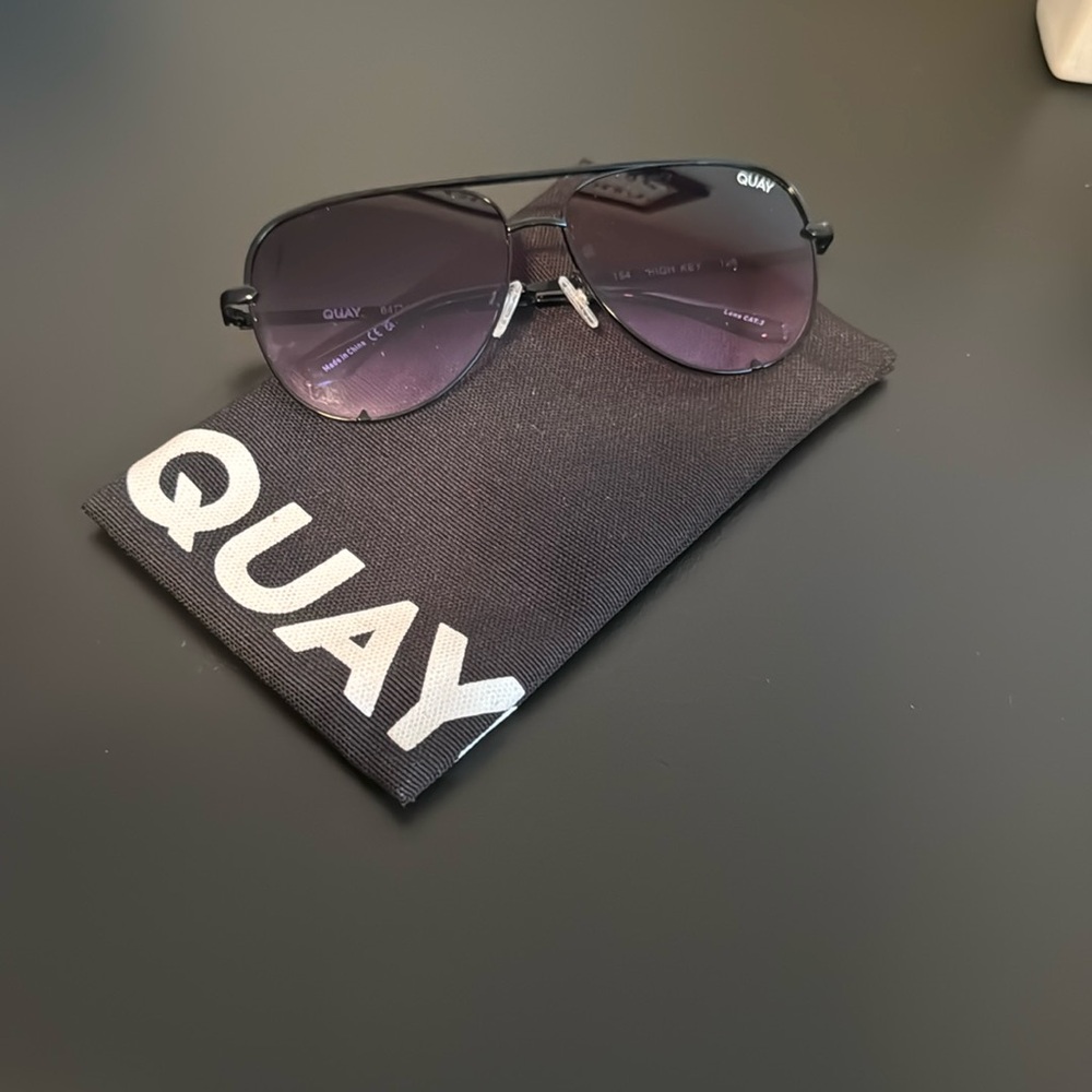 Quay High Key Aviator Sunglasses